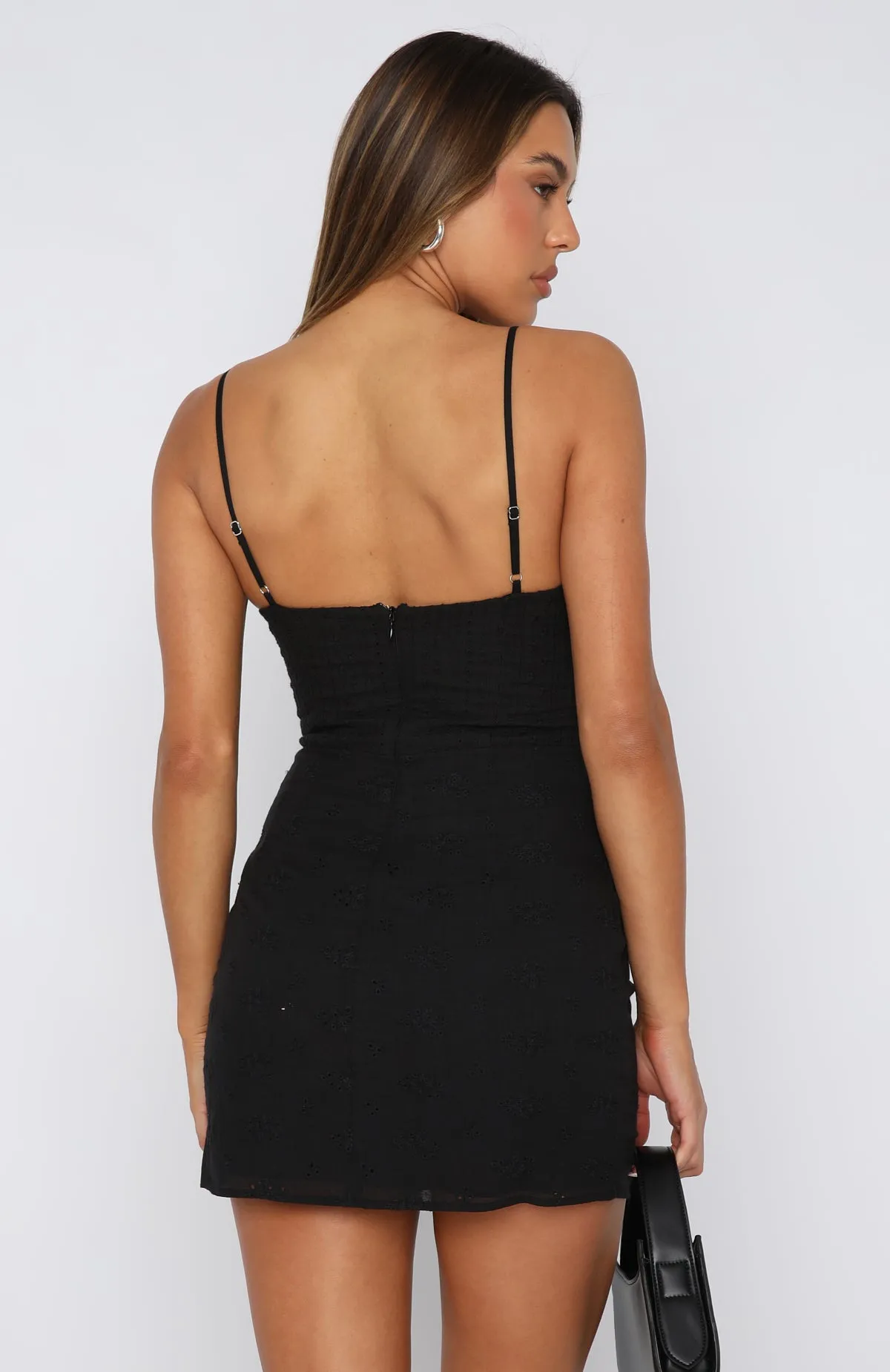 Hard To Love Mini Dress Black sold by White Fox Boutique product image thumbnail 4