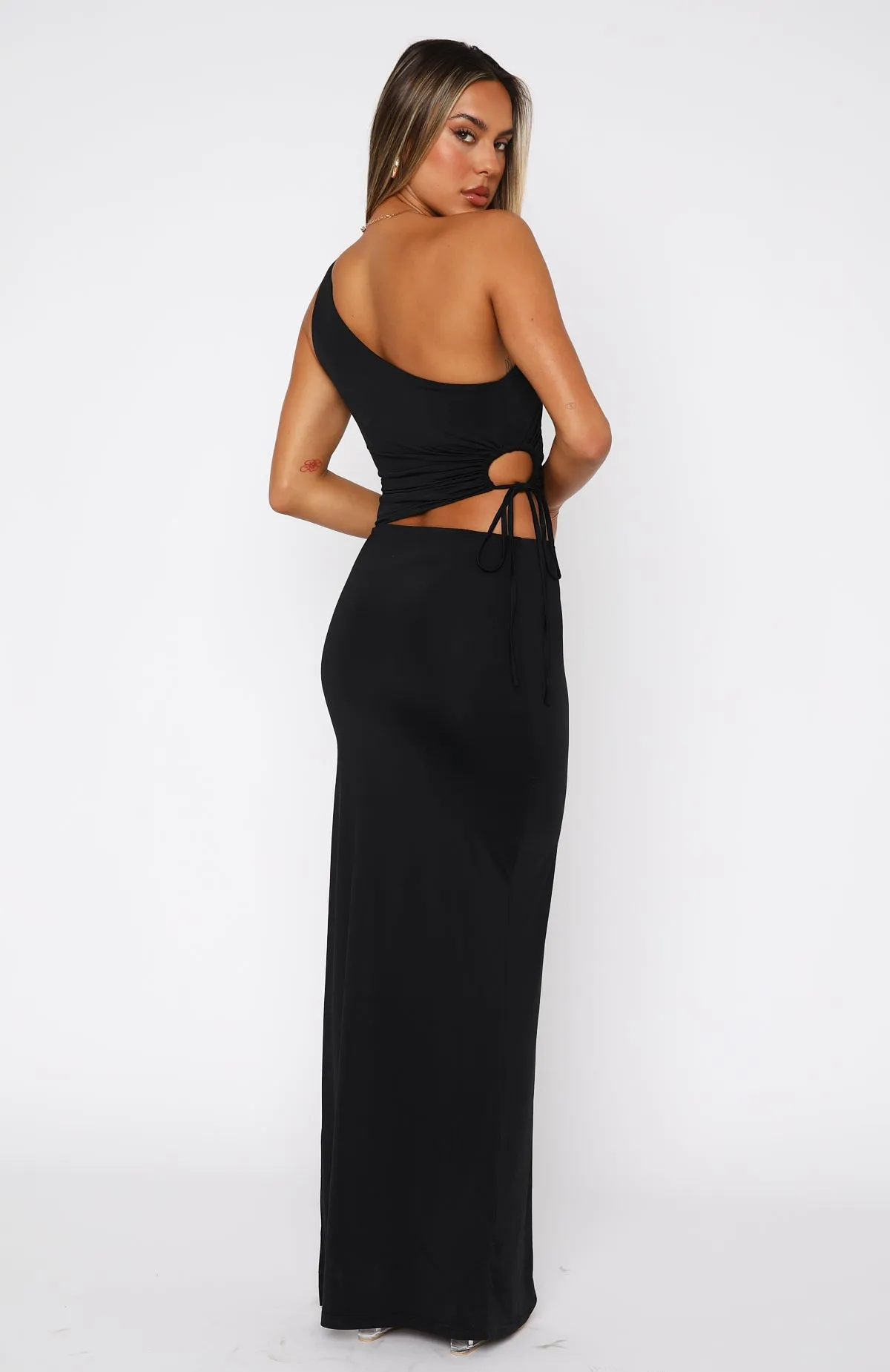 All Inclusive Maxi Dress Black sold by White Fox Boutique product image thumbnail 4