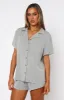 Dreamscape Pyjama Set Grey Marle sold by White Fox Boutique