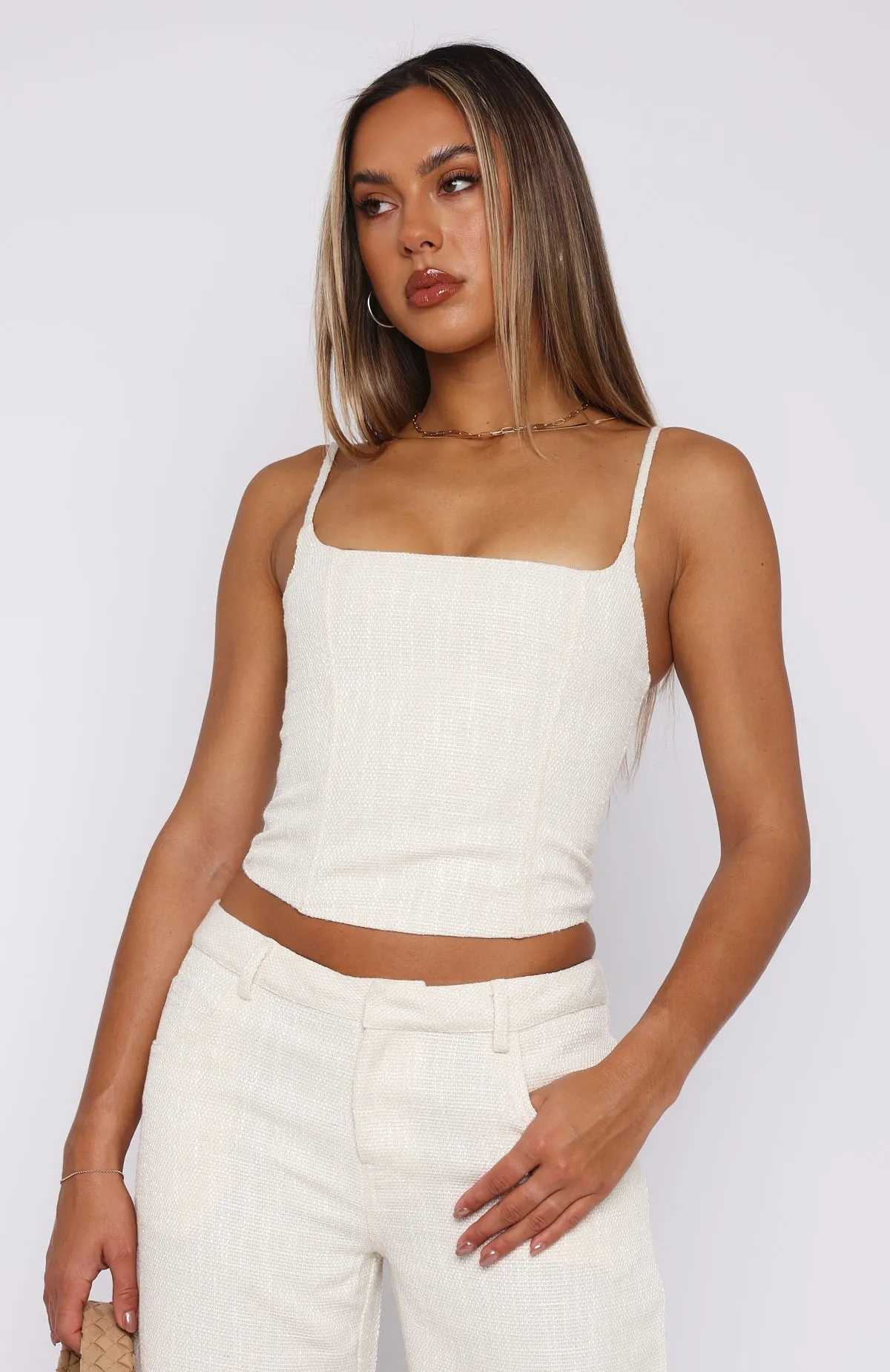 Head Rush Bustier Cream sold by White Fox Boutique product image thumbnail 2