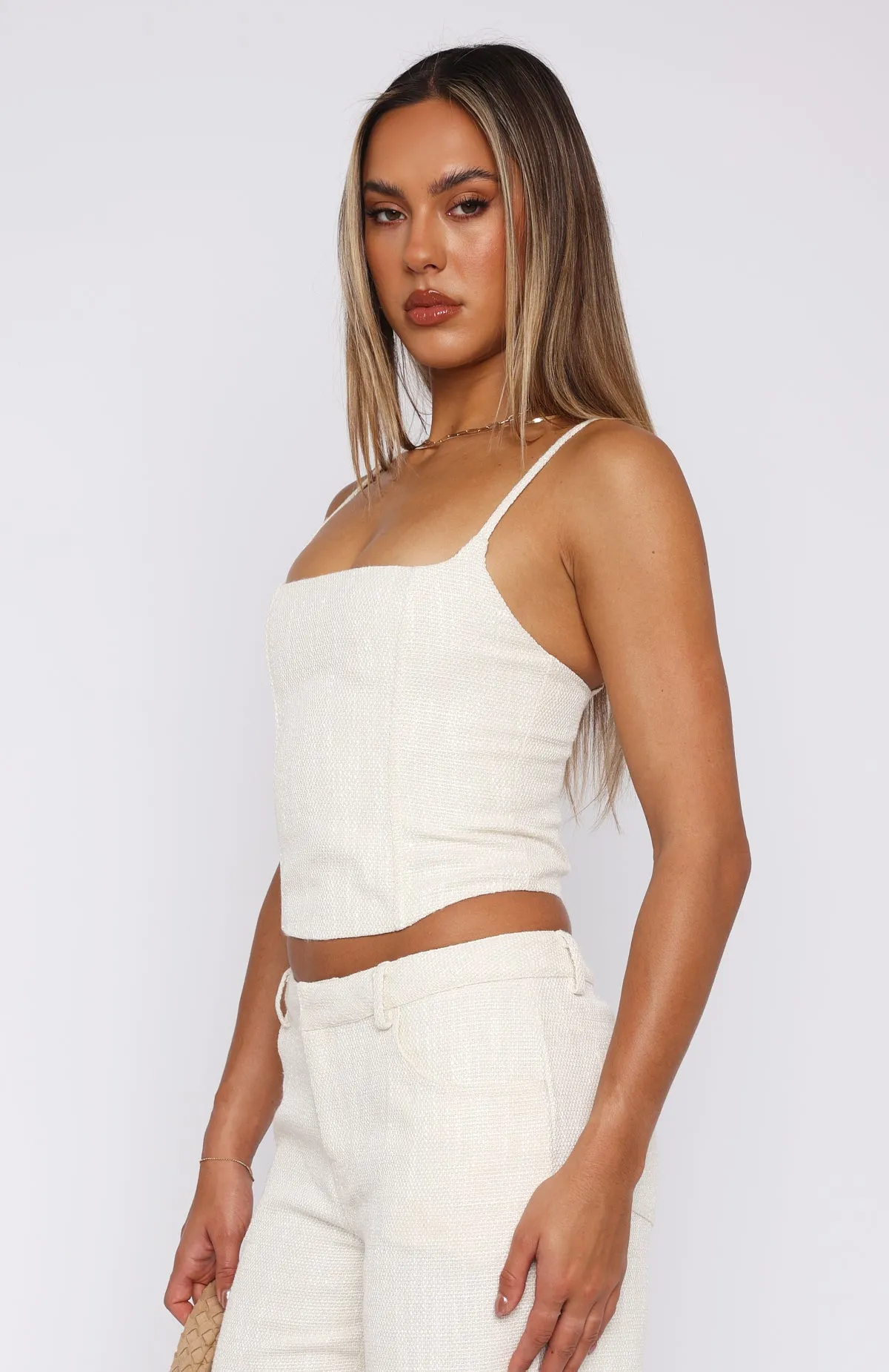 Head Rush Bustier Cream sold by White Fox Boutique product image thumbnail 3