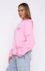 Lost Your Chance Oversized Hoodie Pink sold by White Fox Boutique