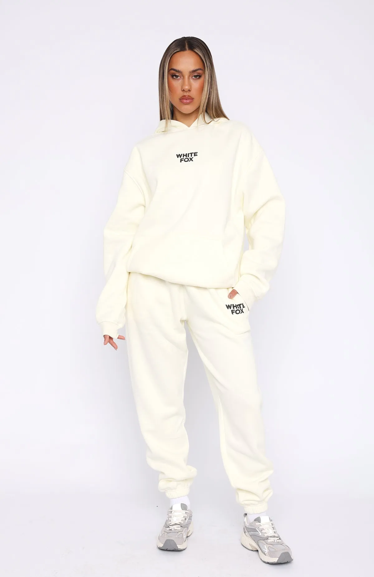 Keeping It Simple Sweatpants Cream sold by White Fox Boutique product image thumbnail 3