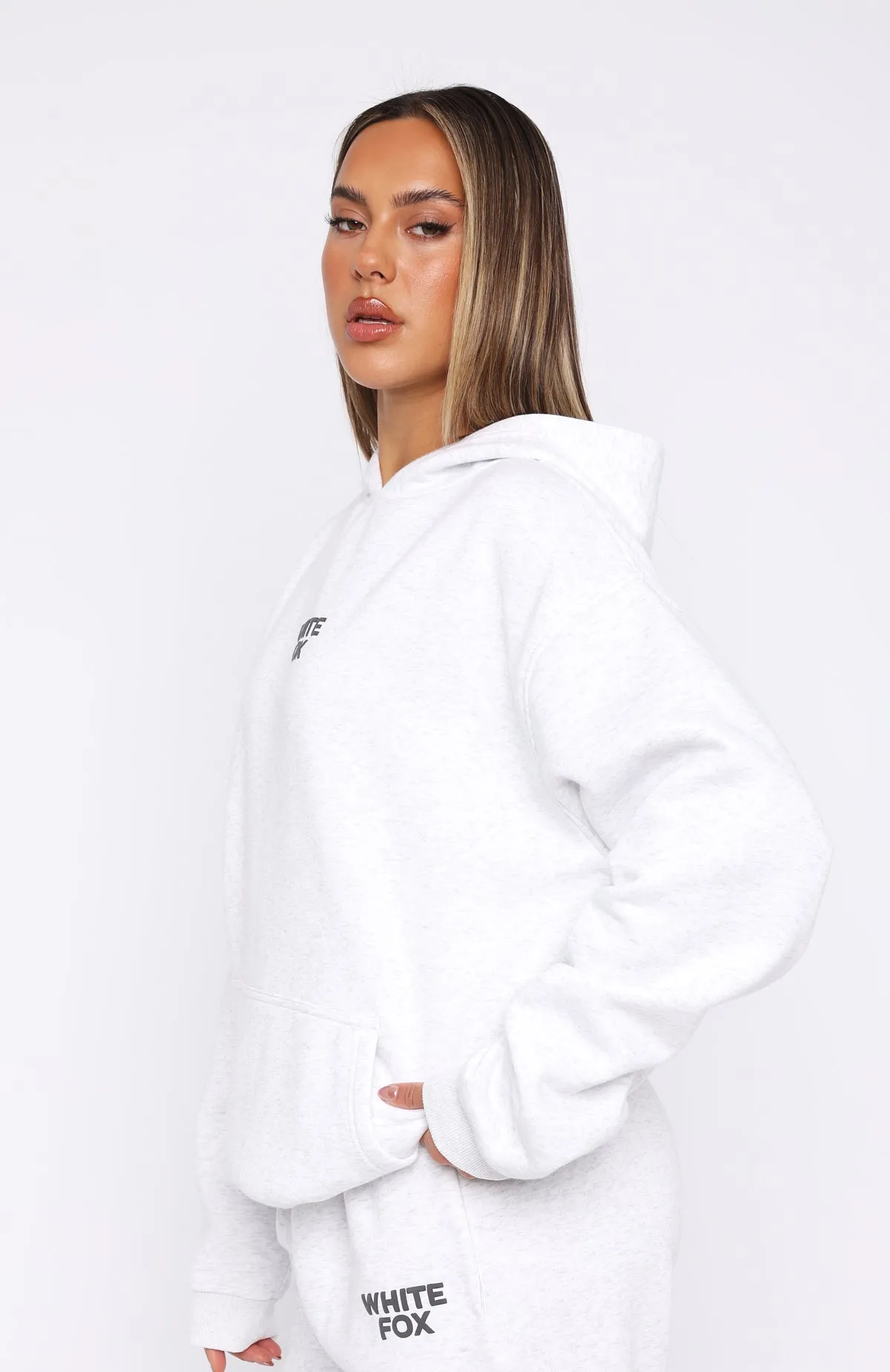 Keeping It Simple Oversized Hoodie Grey Marle sold by White Fox Boutique product image thumbnail 4
