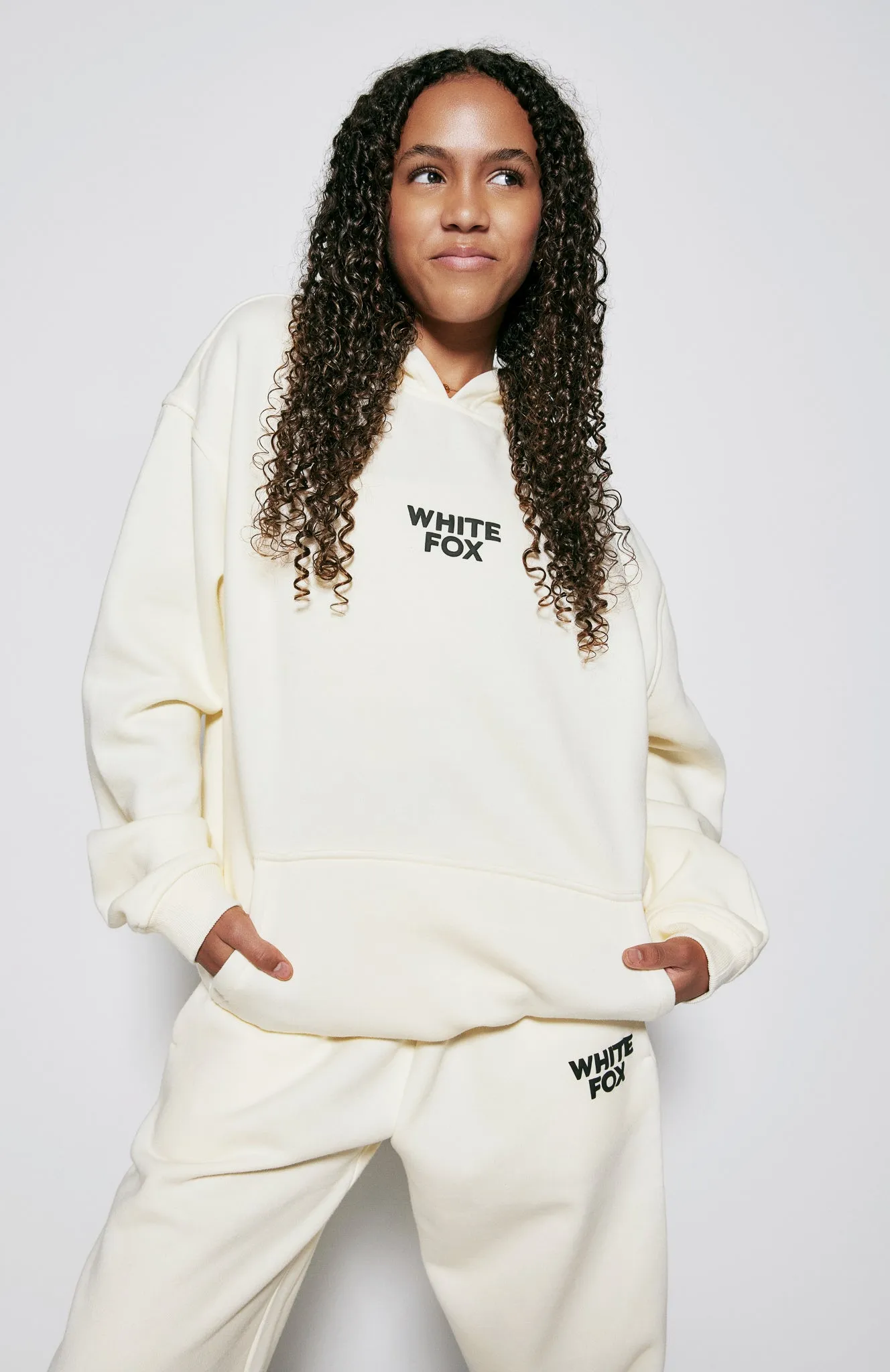 Keeping It Simple Oversized Hoodie Cream sold by White Fox Boutique product image thumbnail 2