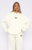 Keeping It Simple Oversized Hoodie Cream sold by White Fox Boutique