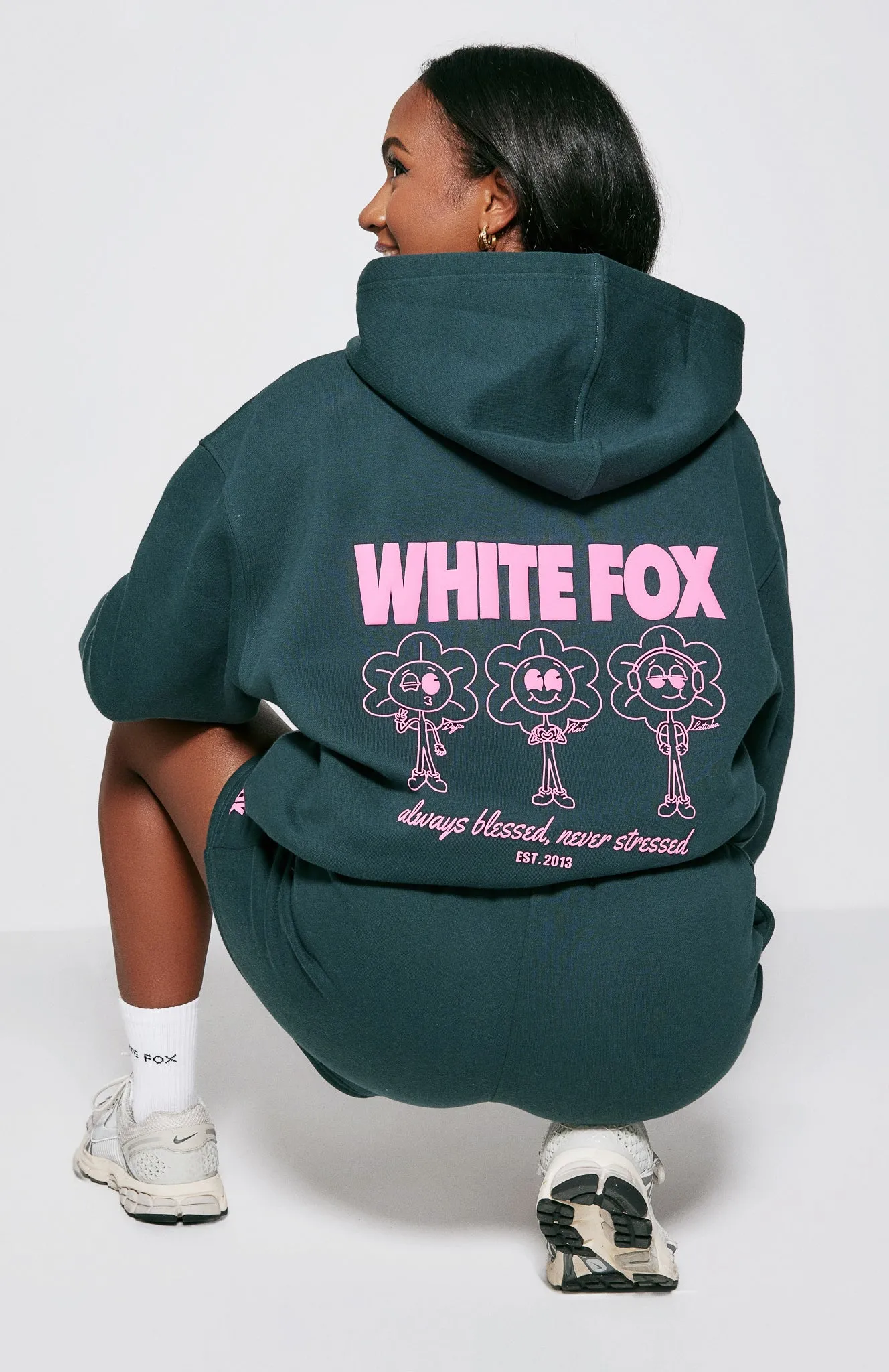 Always Blessed Oversized Hoodie Pine sold by White Fox Boutique