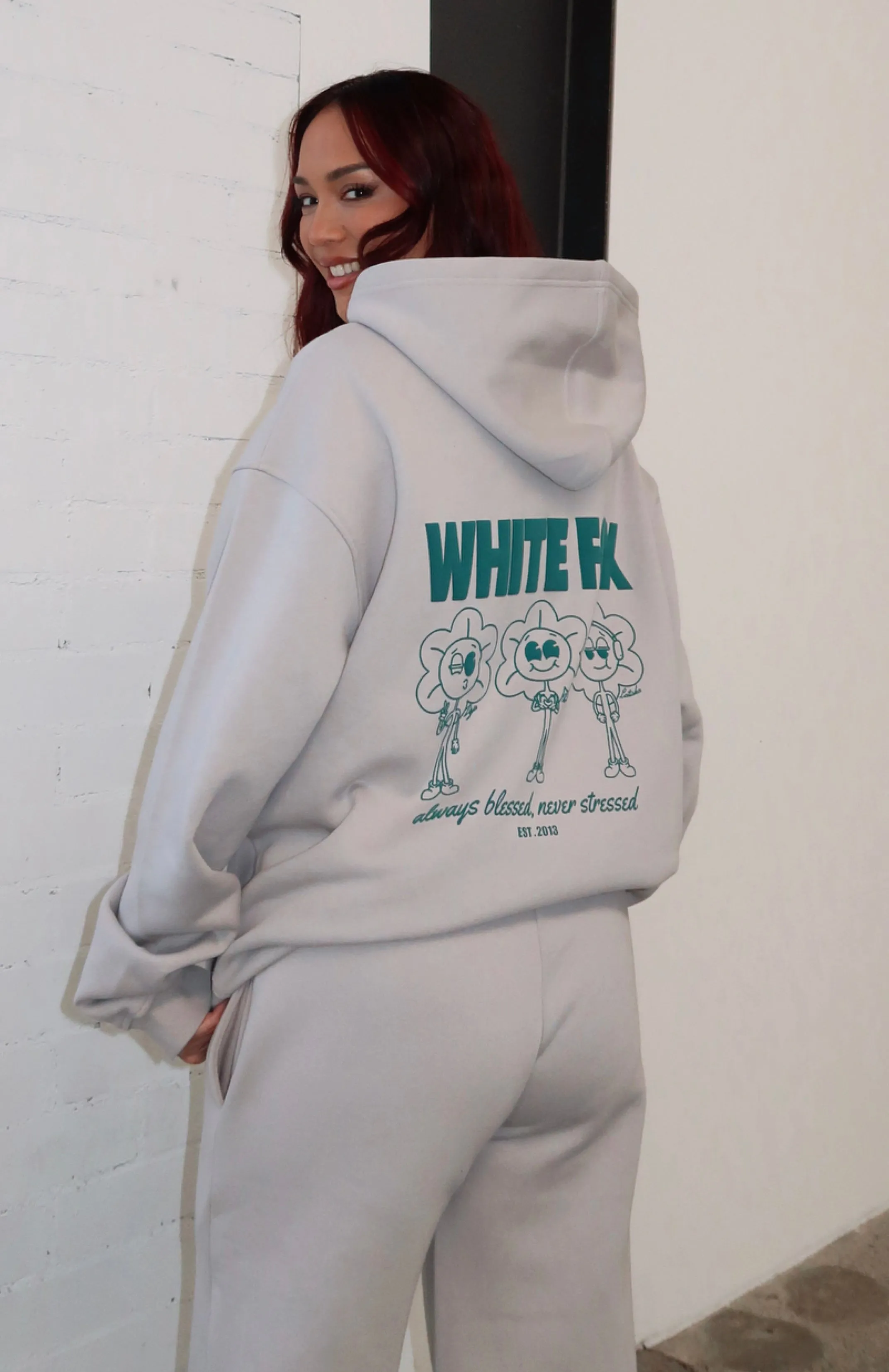 Always Blessed Oversized Hoodie Moon sold by White Fox Boutique product image thumbnail 2