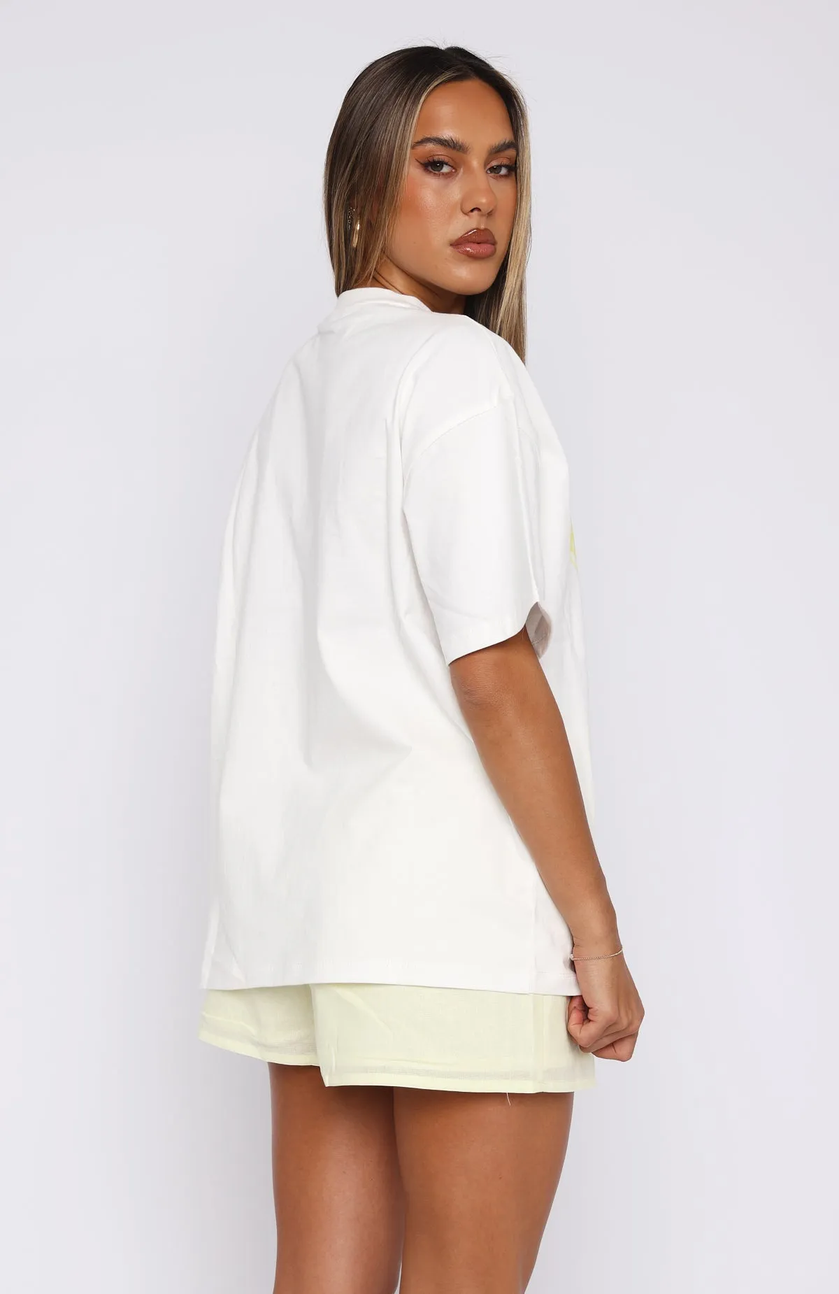 When Life Gives You Lemons Oversized Tee White sold by White Fox Boutique product image thumbnail 4