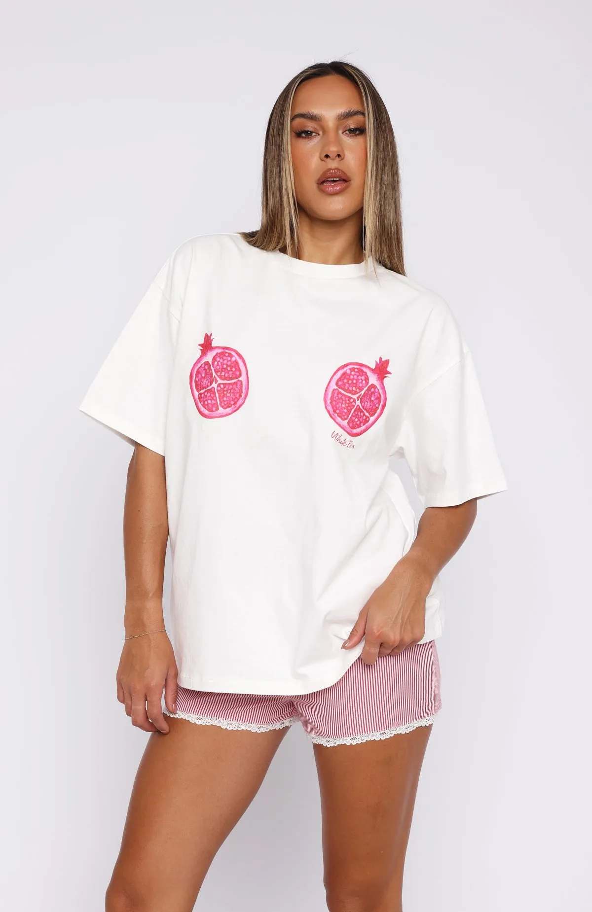 Gave You My All Oversized Tee White sold by White Fox Boutique product image thumbnail 2