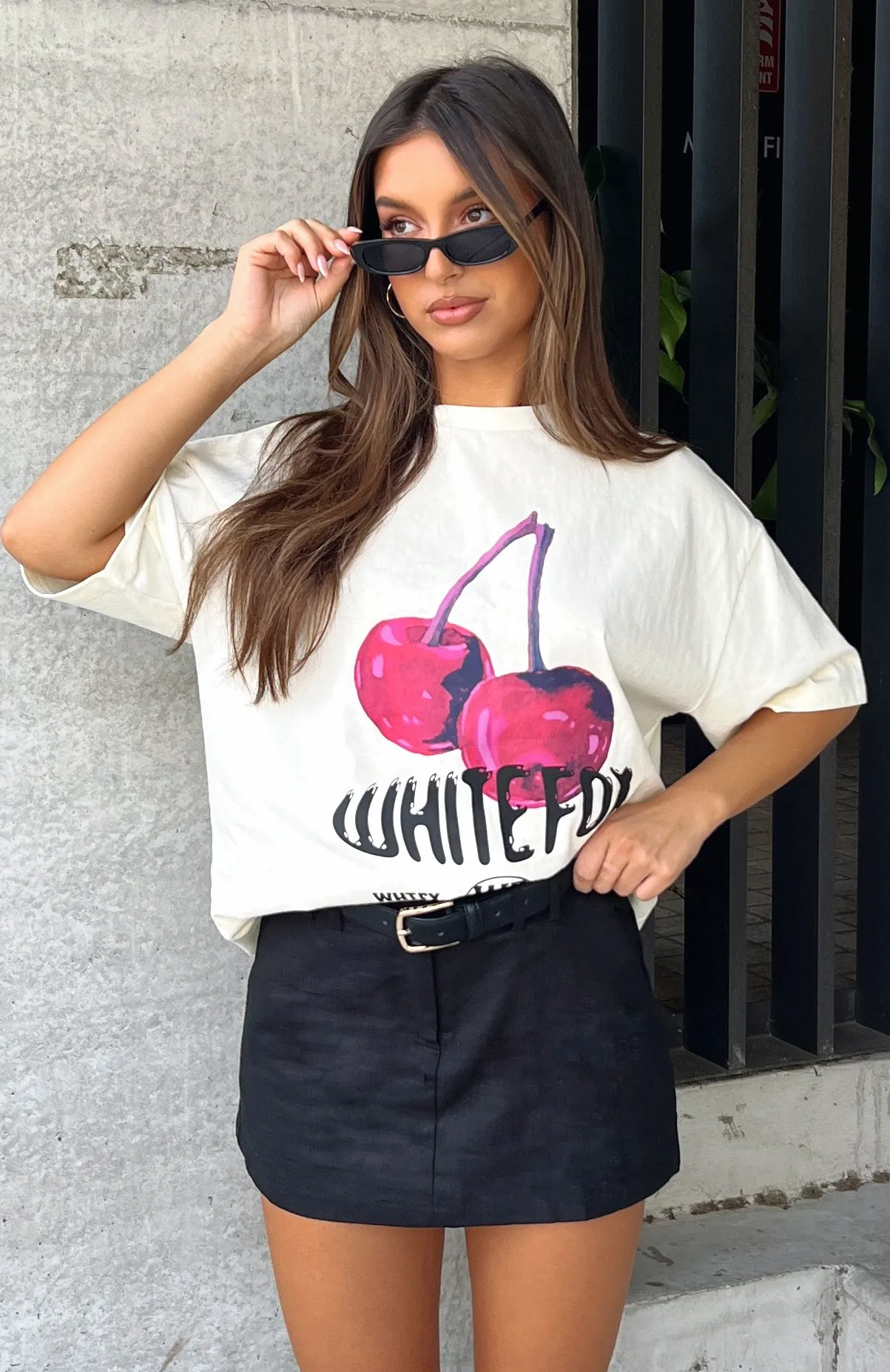 The Right One Mini Skort Black sold by White Fox Boutique