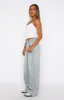 Willow Mid Rise Wide Leg Jeans Light Blue Acid Wash sold by White Fox Boutique