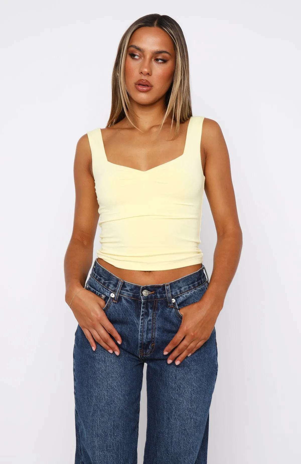 Love Of Summer Top Lemon sold by White Fox Boutique product image thumbnail 2