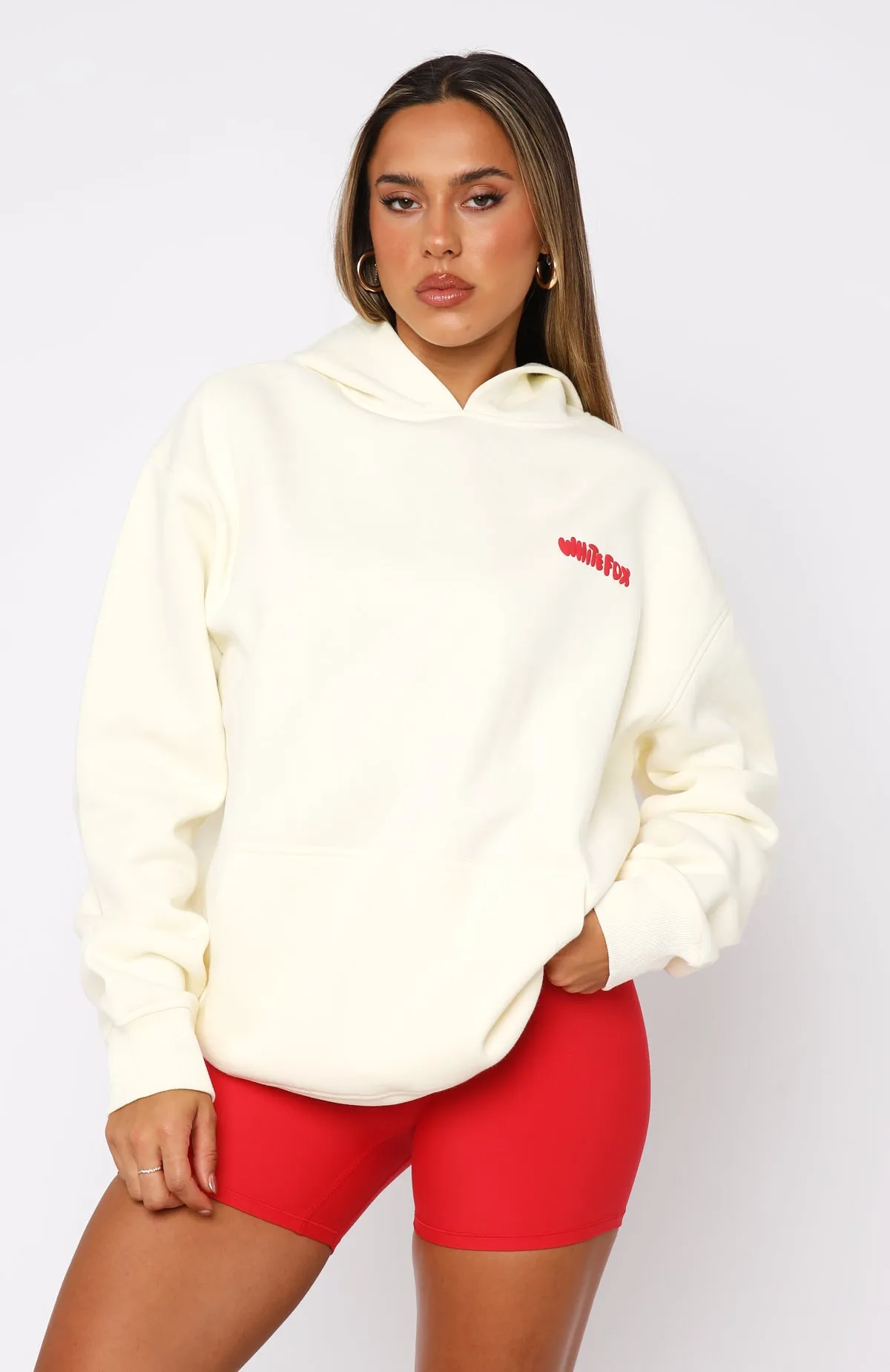 Best Of My Life Oversized Hoodie Cream sold by White Fox Boutique product image thumbnail 2