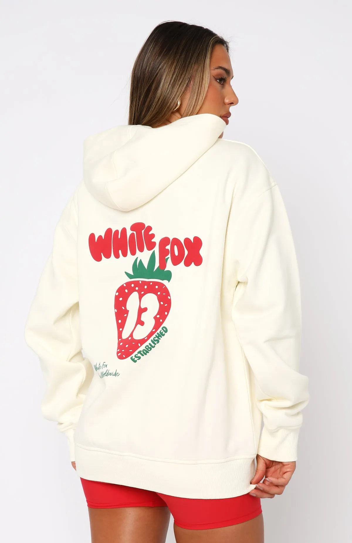 Best Of My Life Oversized Hoodie Cream sold by White Fox Boutique product image thumbnail 4