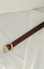 Lou Belt Chocolate/Gold sold by White Fox Boutique