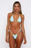 Golden Hour Bikini Top Malibu Blue sold by White Fox Boutique