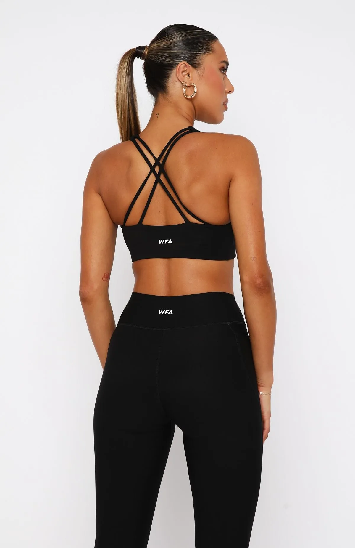 Stamina Sports Bra Black sold by White Fox Boutique product image thumbnail 5