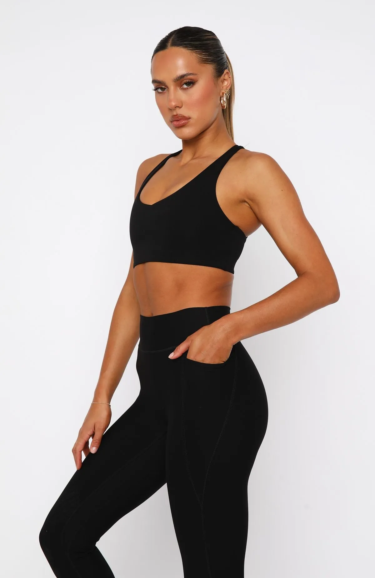 Stamina Sports Bra Black sold by White Fox Boutique product image thumbnail 4