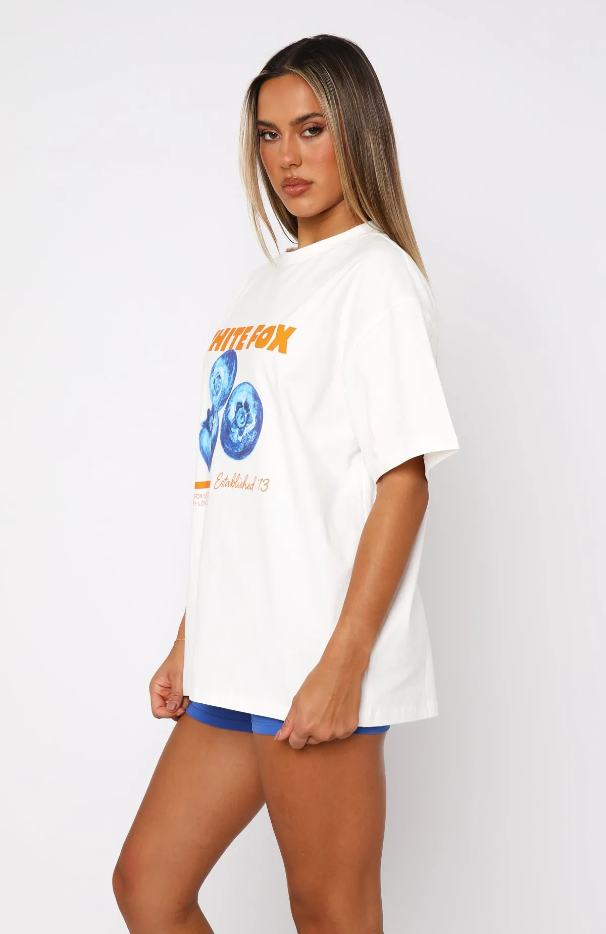 Summer Fun Oversized Tee White sold by White Fox Boutique product image thumbnail 3