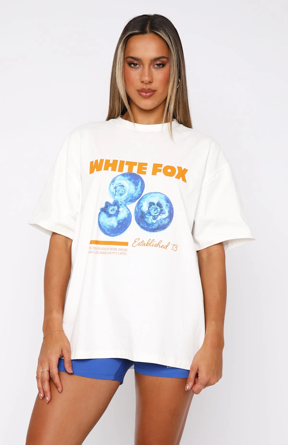 Summer Fun Oversized Tee White sold by White Fox Boutique product image thumbnail 2