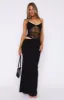 Call Me Up Maxi Dress Black sold by White Fox Boutique
