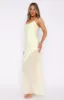 Shout Louder Maxi Dress Lemon sold by White Fox Boutique