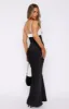 Think Of Me Maxi Dress Black/Off White sold by White Fox Boutique