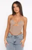 Keep Me Tame Bustier Dark Nude sold by White Fox Boutique