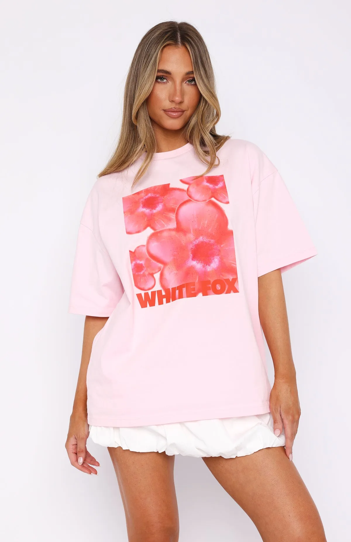 Bloom For You Oversized Tee Pink sold by White Fox Boutique product image thumbnail 2