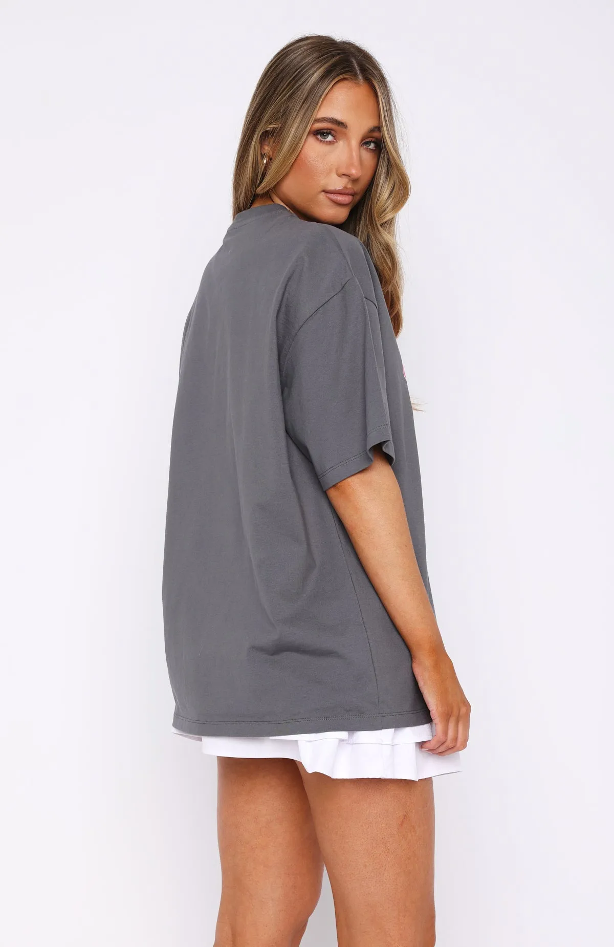 Bloom For You Oversized Tee Volcanic sold by White Fox Boutique product image thumbnail 4