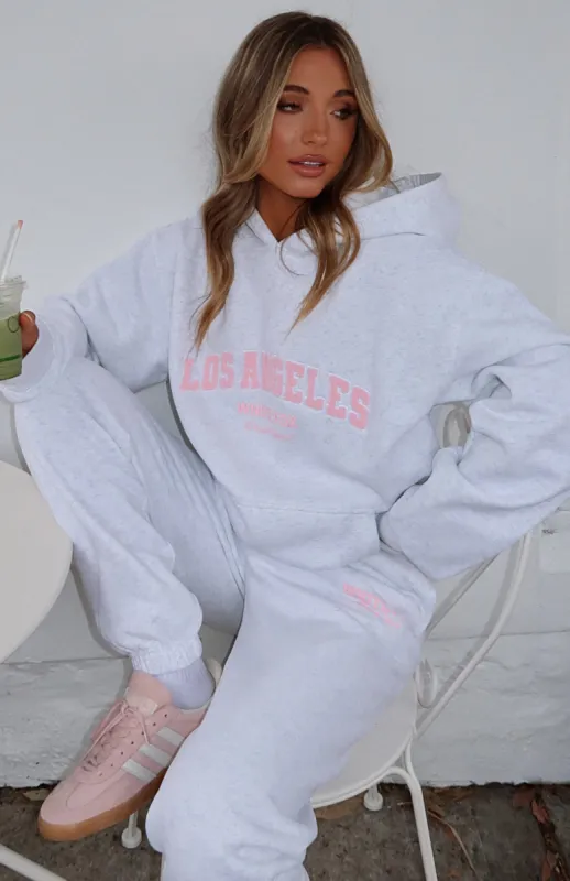 Decade Classics Global Oversized Hoodie Grey Marle sold by White Fox Boutique