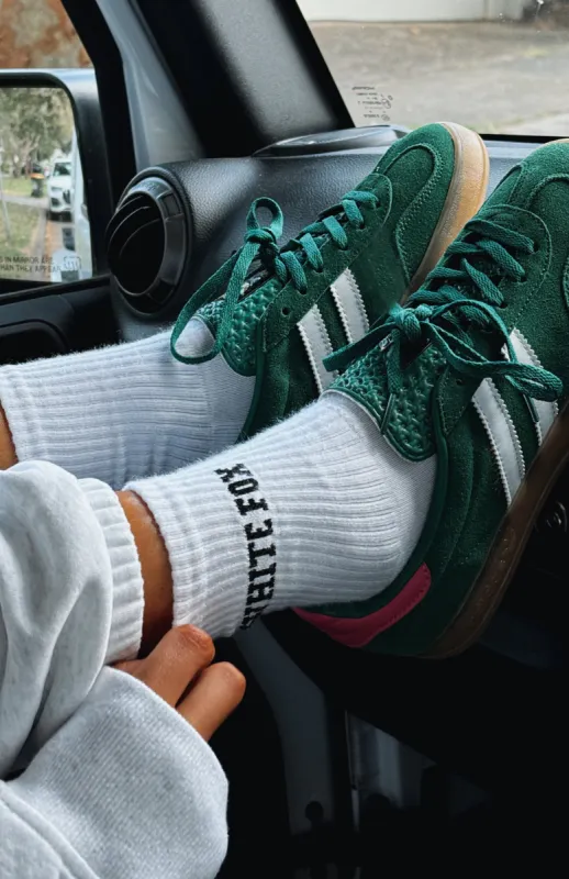 Decade Classics Varsity Socks White sold by White Fox Boutique