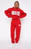 Decade Classics Varsity Sweatpants Red sold by White Fox Boutique
