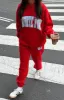 Decade Classics Varsity Sweatpants Red sold by White Fox Boutique