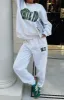 Decade Classics Varsity Sweatpants Grey Marle sold by White Fox Boutique