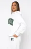 Decade Classics Varsity Oversized Hoodie Grey Marle sold by White Fox Boutique