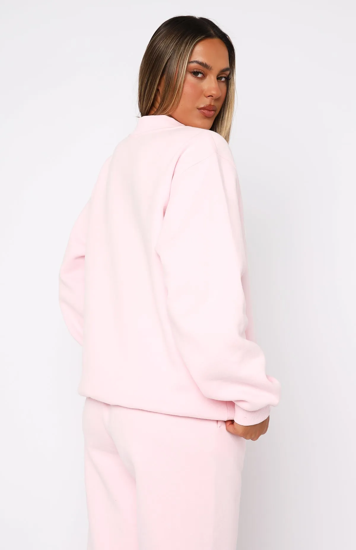 Decade Classics Varsity Oversized Sweater Posy sold by White Fox Boutique product image thumbnail 4