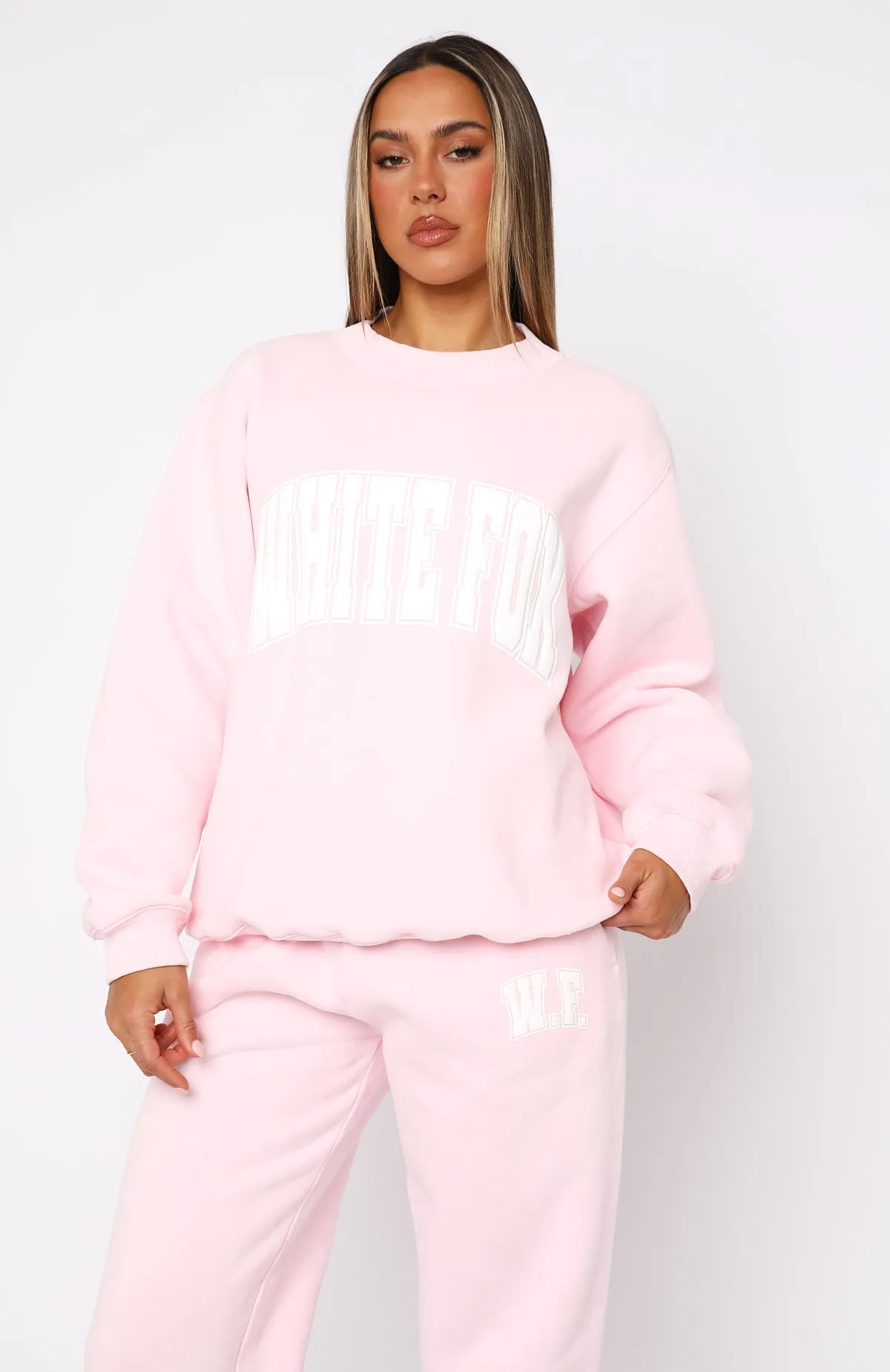 Decade Classics Varsity Oversized Sweater Posy sold by White Fox Boutique product image thumbnail 2