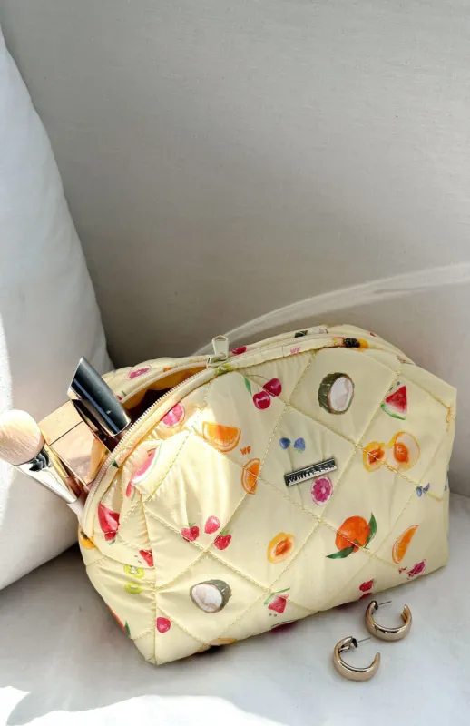 Getting Ready Cosmetic Bag Fruit Salad sold by White Fox Boutique