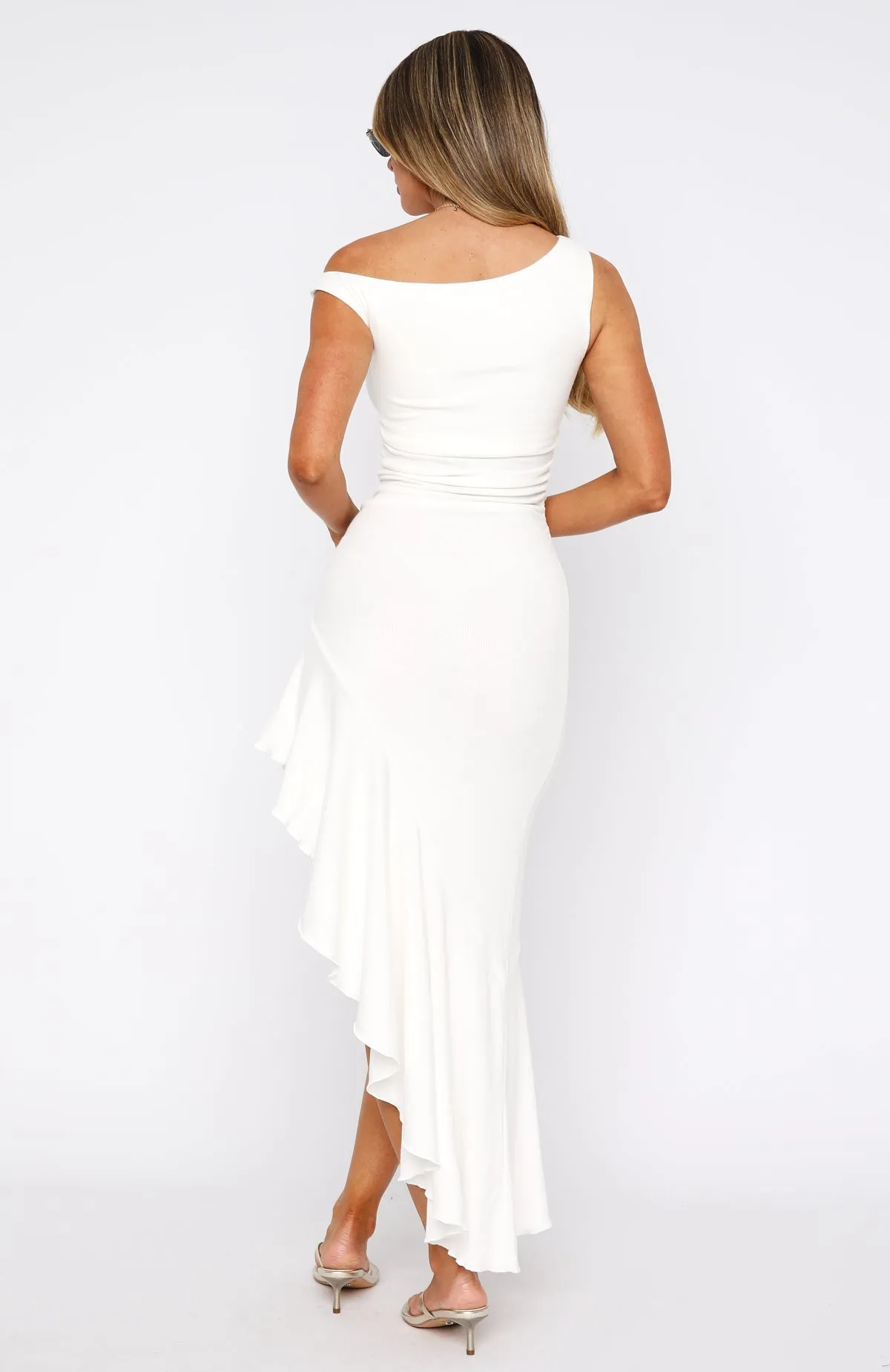 Everybody Loves It Maxi Dress White sold by White Fox Boutique product image thumbnail 4