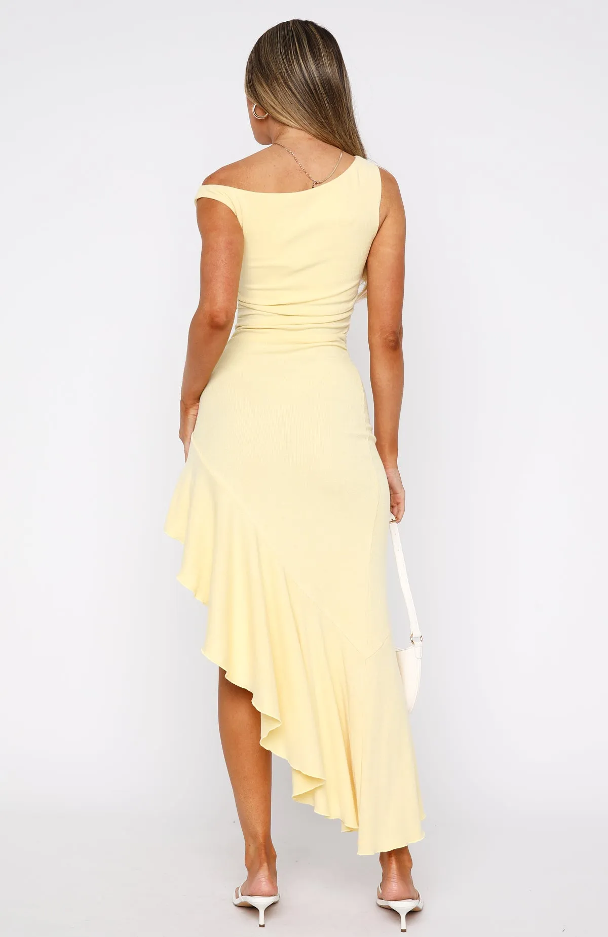 Everybody Loves It Maxi Dress Lemon sold by White Fox Boutique product image thumbnail 4