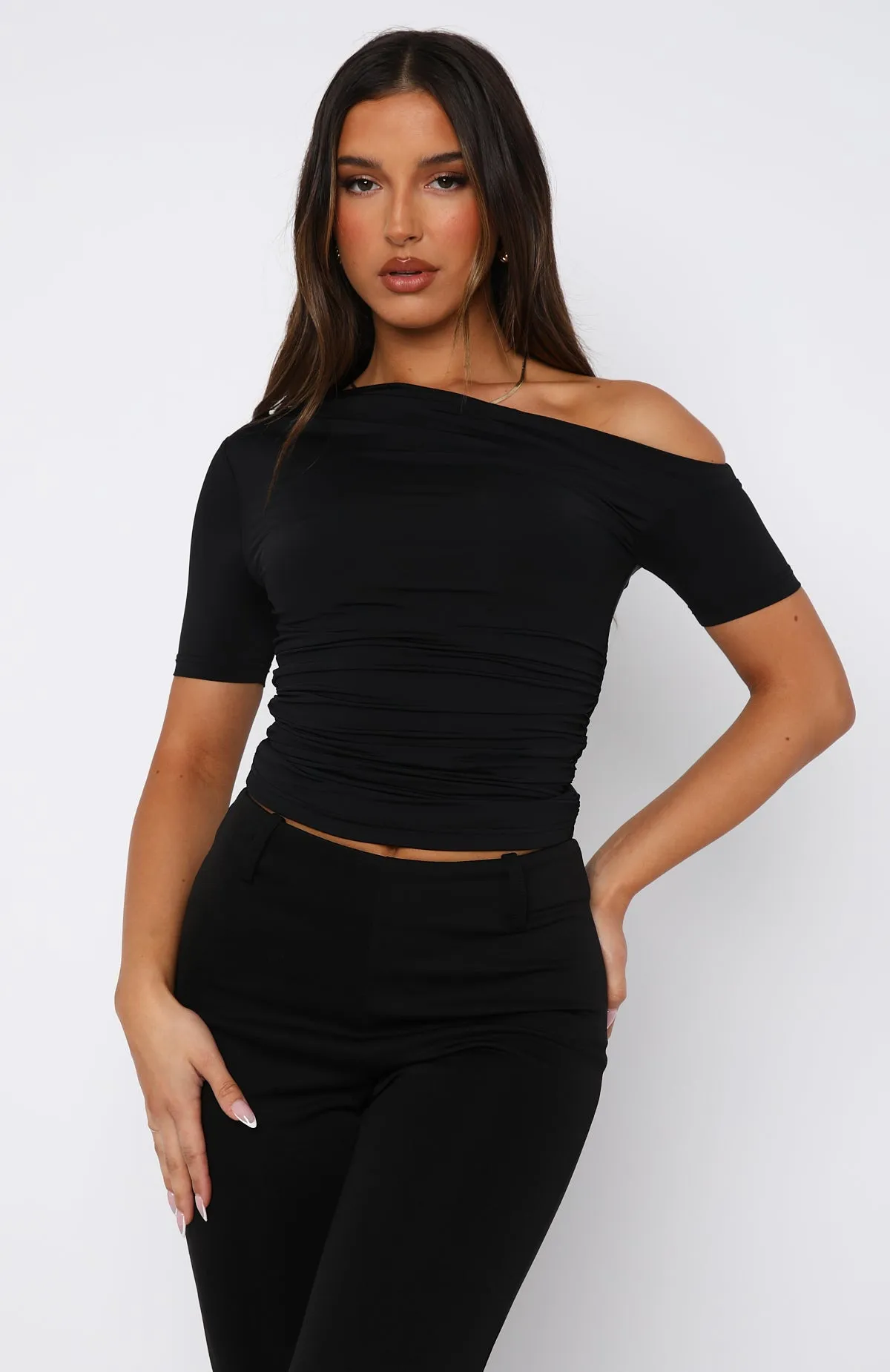 Doing It All Top Black sold by White Fox Boutique product image thumbnail 2