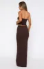 Still In Love With You Maxi Skirt Chocolate sold by White Fox Boutique