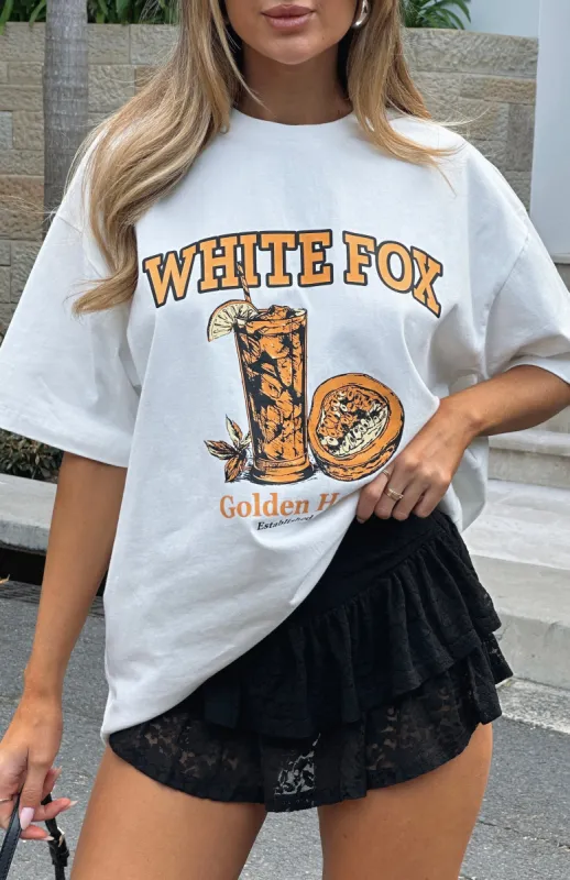 Need Some Time Oversized Tee White sold by White Fox Boutique