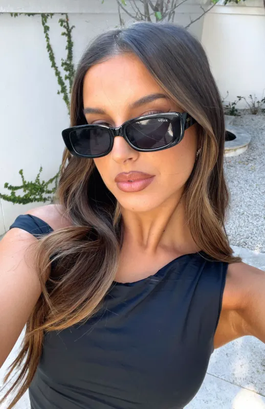 Mara Sunglasses Black sold by White Fox Boutique