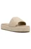 Lush Life Slides Natural Woven sold by White Fox Boutique