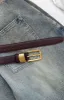 Rex Belt Chocolate/Vintage Gold sold by White Fox Boutique