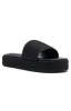 Lush Life Slides Black Woven sold by White Fox Boutique