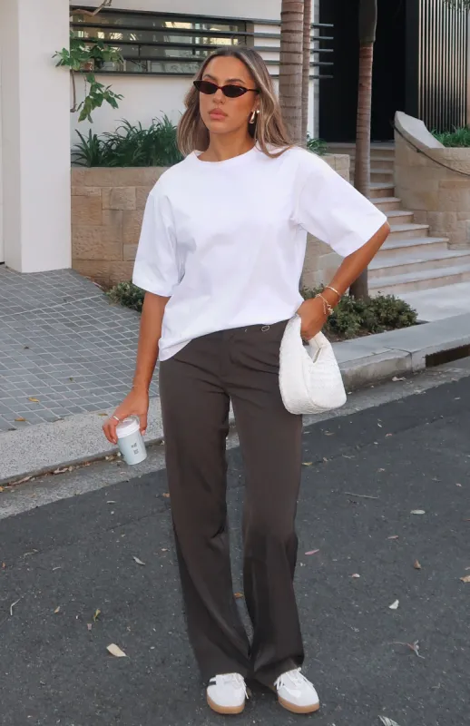 Chasing Tales Pants Charcoal sold by White Fox Boutique